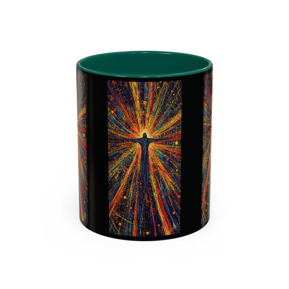 "Born Again in His Radiance - Isaiah 60:1", Colorful Mugs (11oz & 15oz)