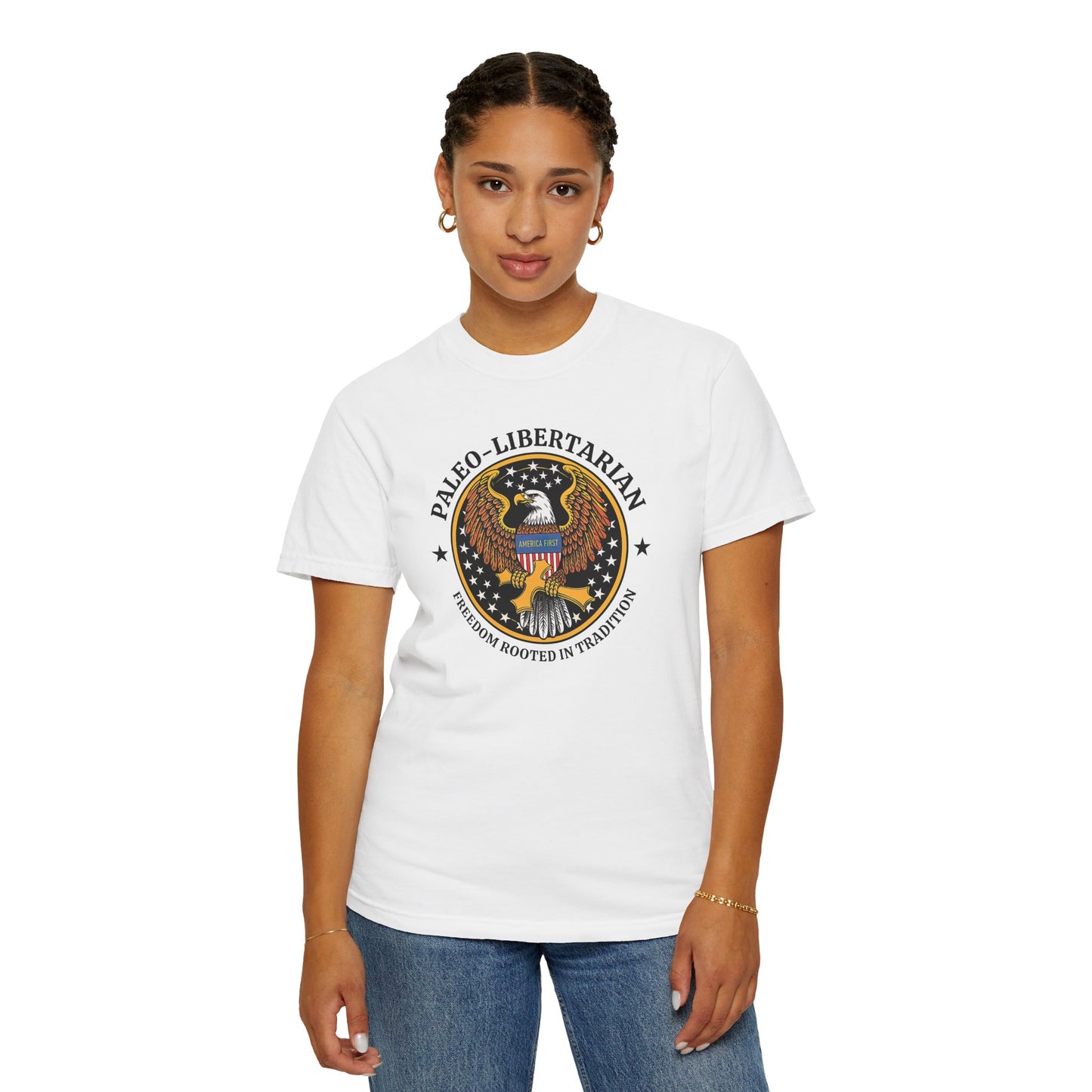 "Paleo-Libertarian" #01, Unisex T-shirt (Light Colors)