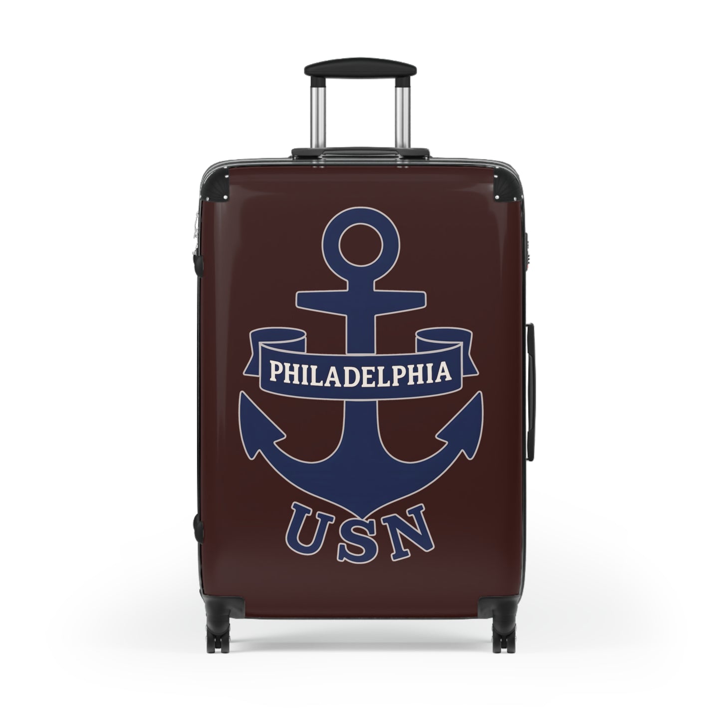 "USN Anchor", Suitcase (Black Bean)