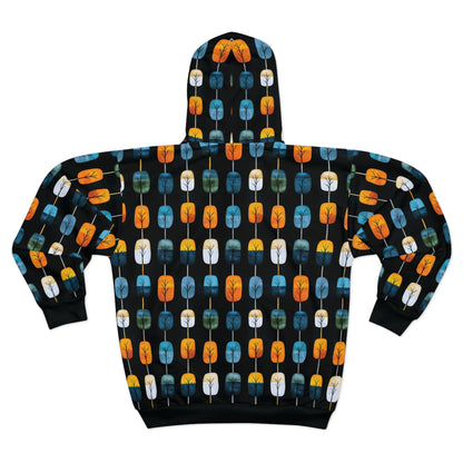 "Skyroot Grove", Unisex Wearable Art Zip Hoodie