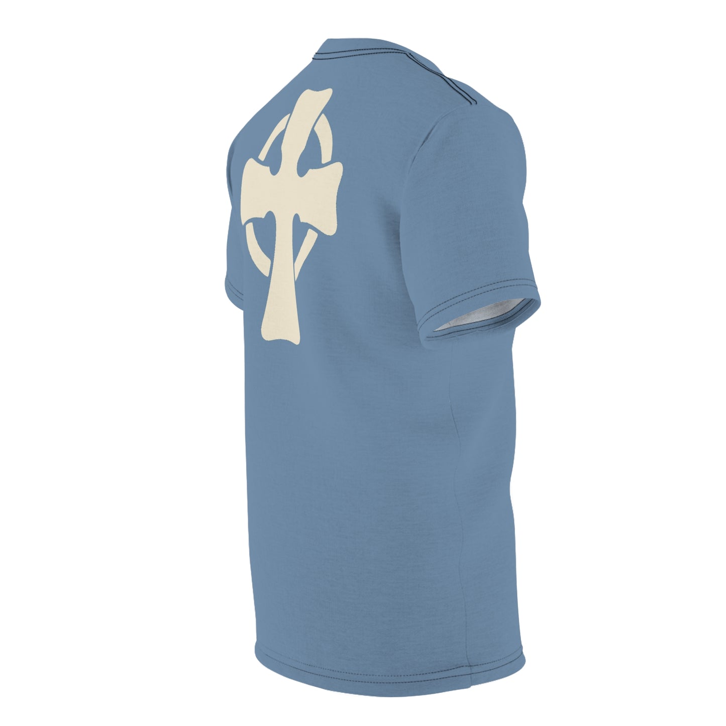 "Retro Jesus", Unisex T-shirt (Faded Denim)