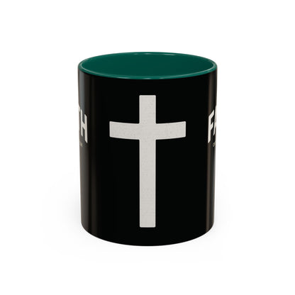 "Faith Overcomes Fear", Colorful Mugs (11oz, 15oz)