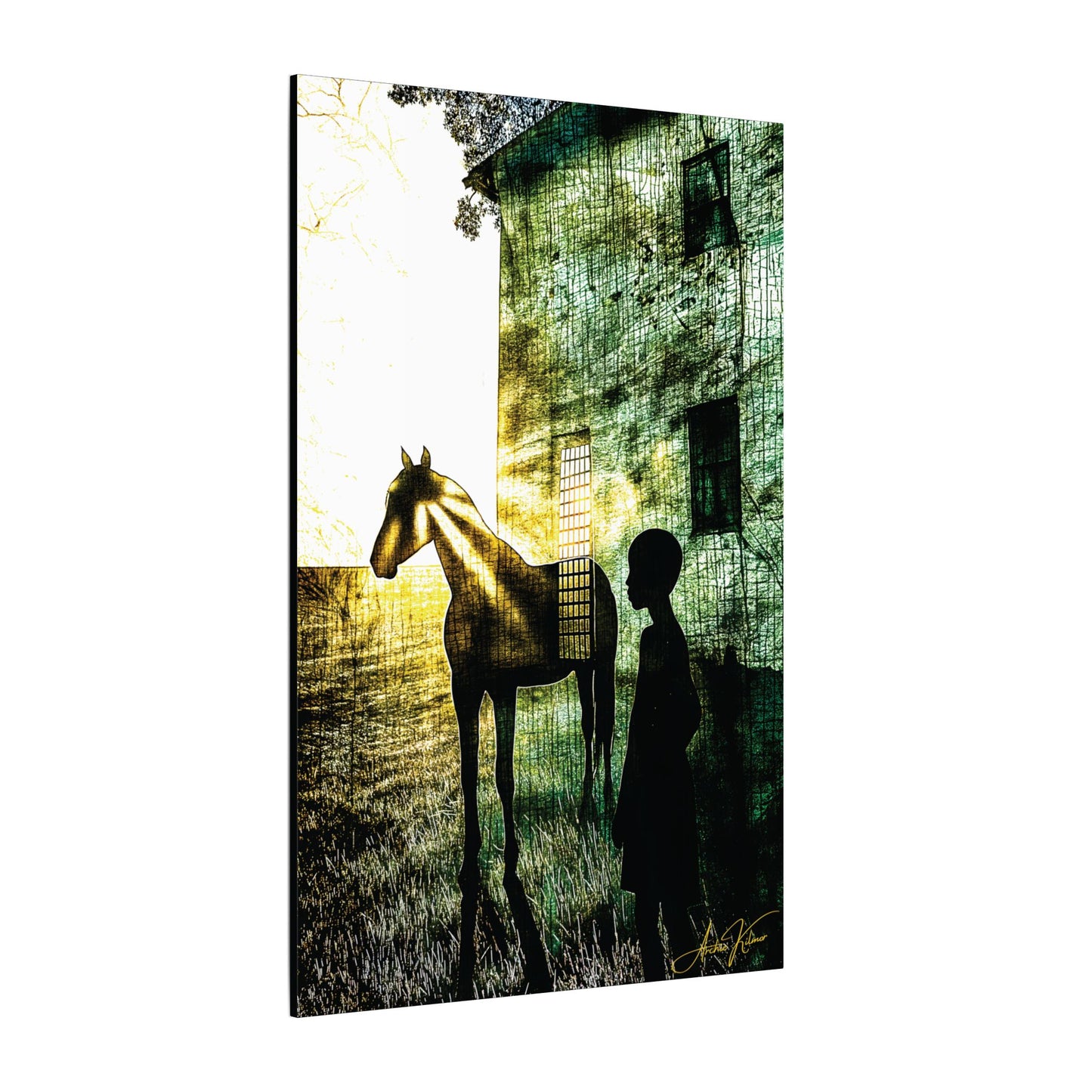 "The Back Paddock", Matte Canvas Fine Art Print
