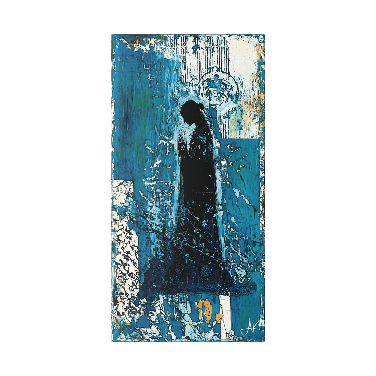 "Behold the Handmaid - Luke 1:38", Stretched Classic Canvas Fine Art Print