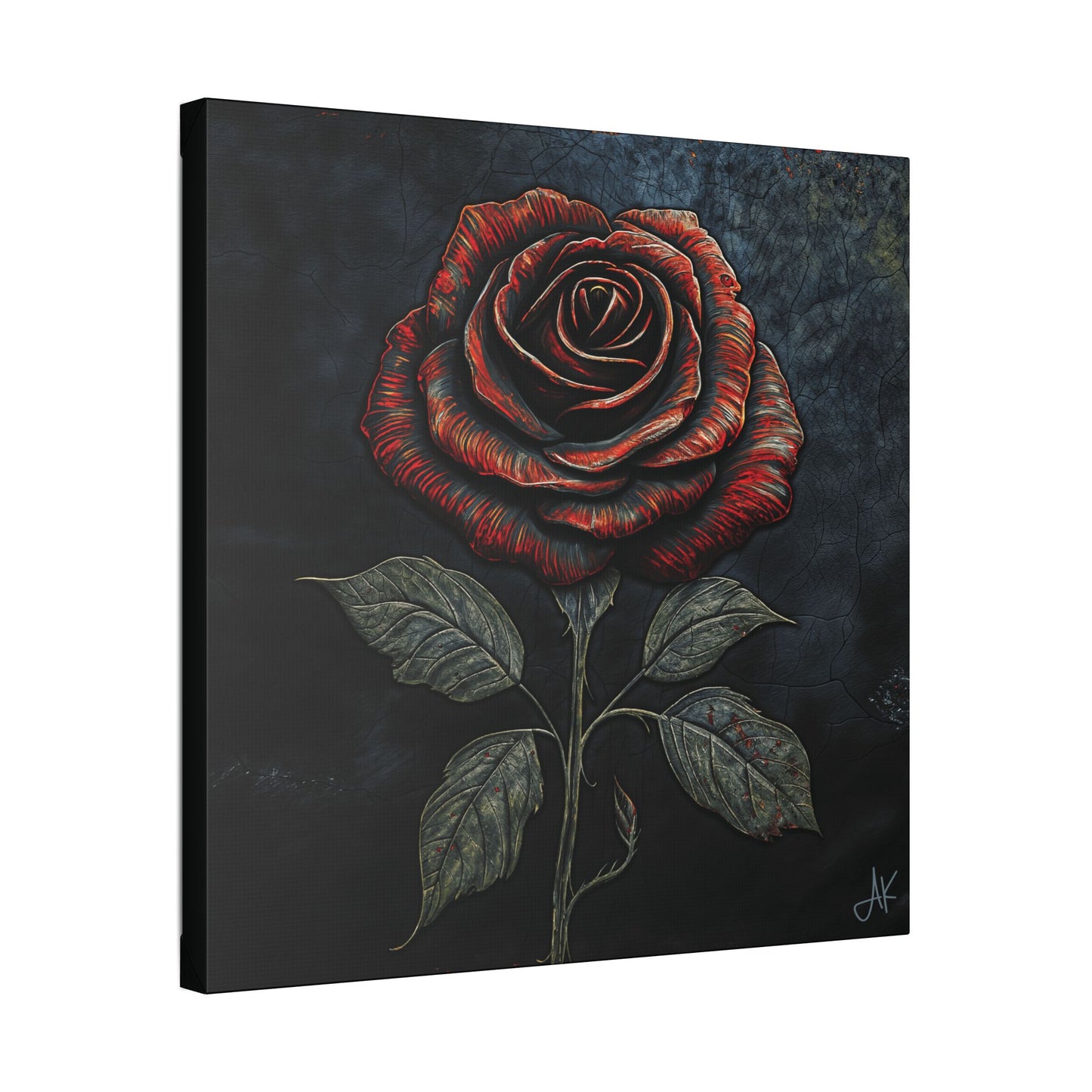 "The Rose Remains", Stretched Classic Canvas Fine Art Print