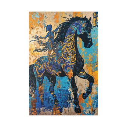"Unbridled Freedom", Stretched Classic Canvas Fine Art Print