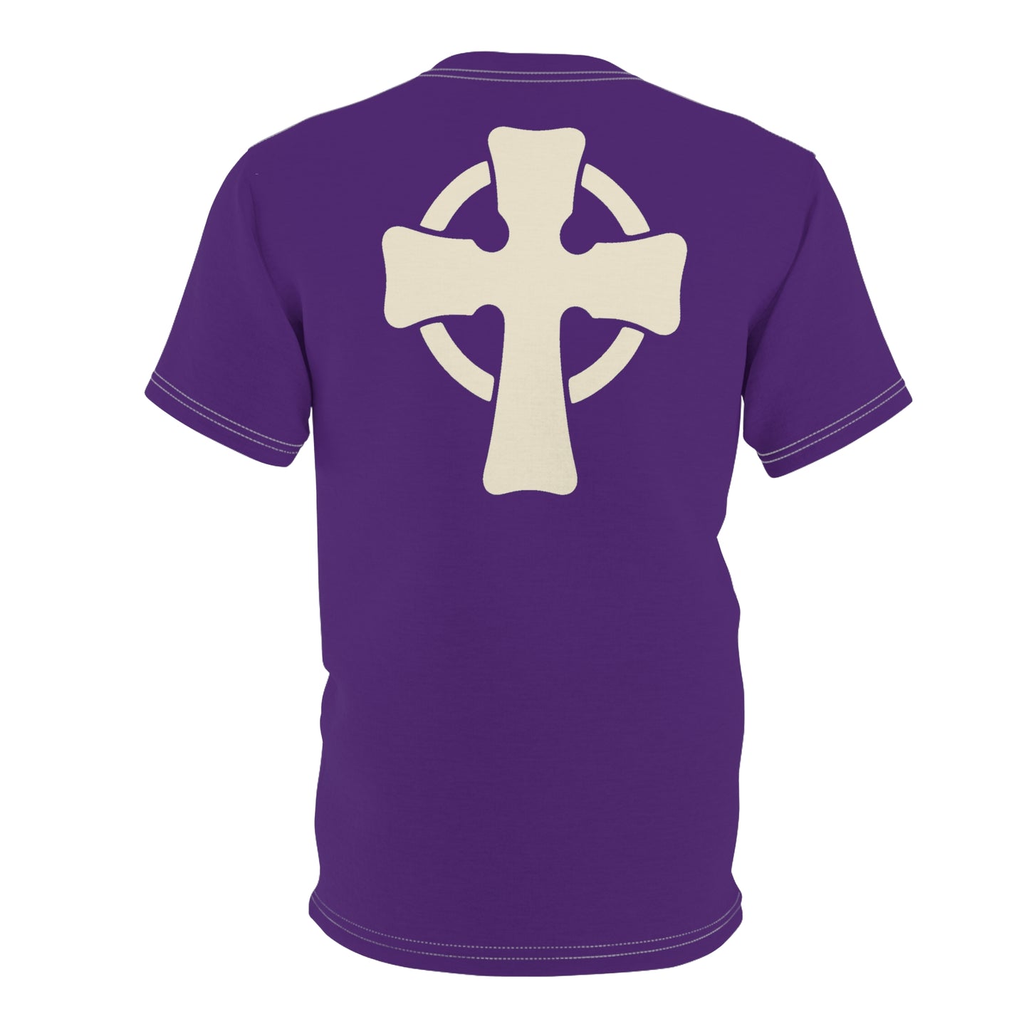 "Retro Jesus", Unisex T-shirt (Spanish Violet)
