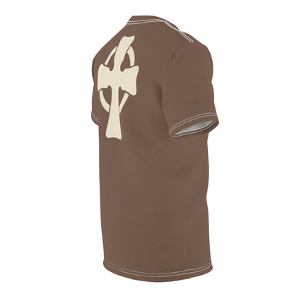 "Retro Jesus", Unisex T-shirt (Clove Brown)