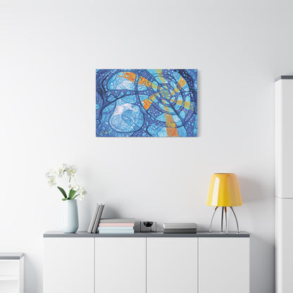 "Gaelic Sea People", Fine Art Print on Matte Canvas