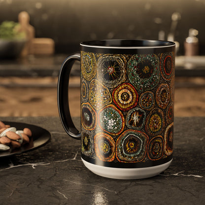 "Every Detail, His Design", Colorful Mugs (11oz, 15oz)
