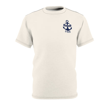 "USN Anchor", Unisex T-shirt (Whitecap)