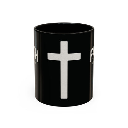 "Faith Overcomes Fear", Colorful Mugs (11oz, 15oz)