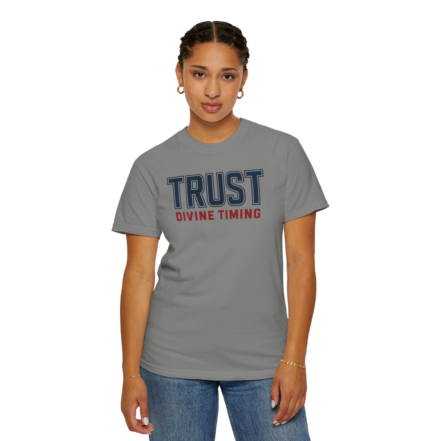 "Trust Divine Timing" #02, Unisex T-shirt