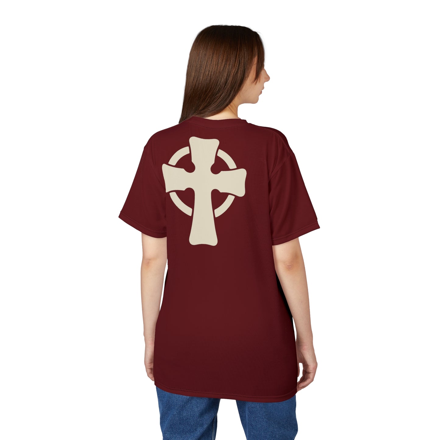 "Retro Jesus", Unisex T-shirt (Palladius Red)