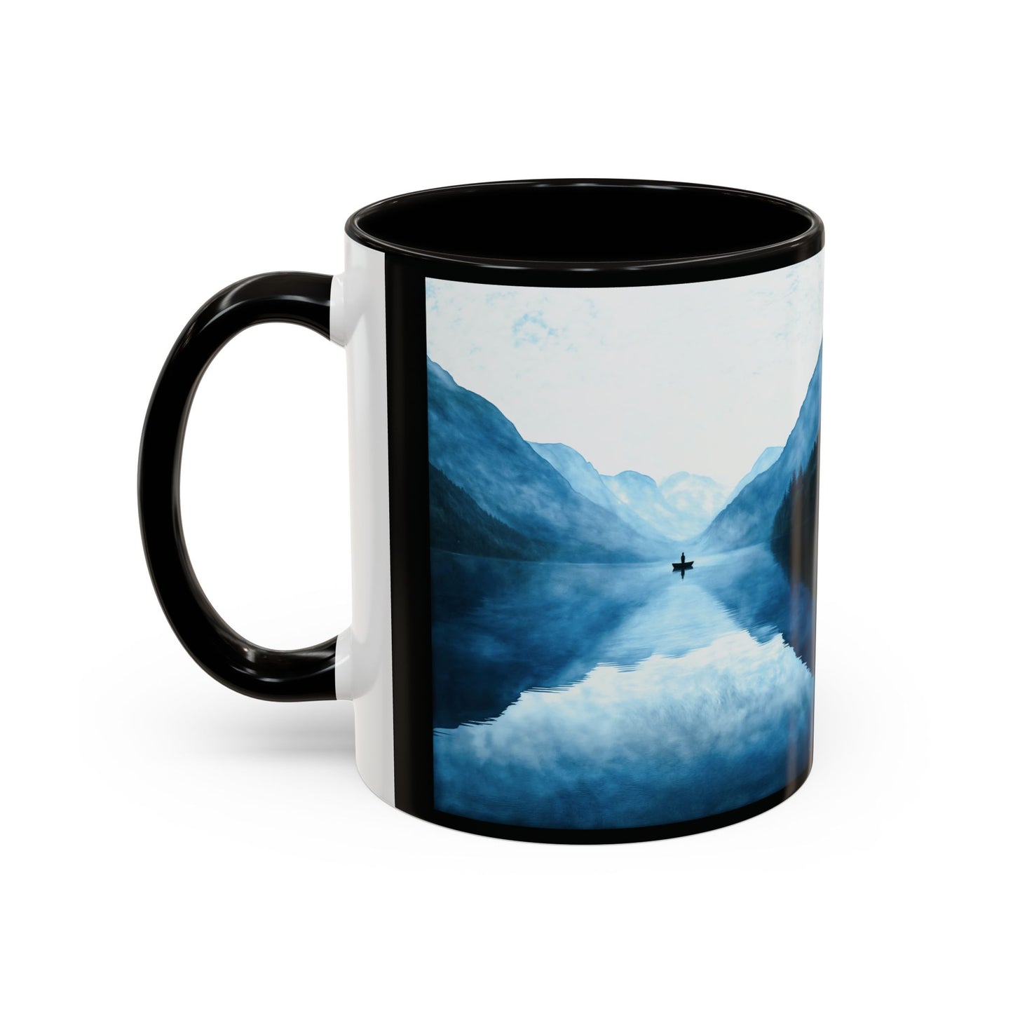 "Connected in Silence - Psalm 46:10", Colorful Mugs (11oz, 15oz)