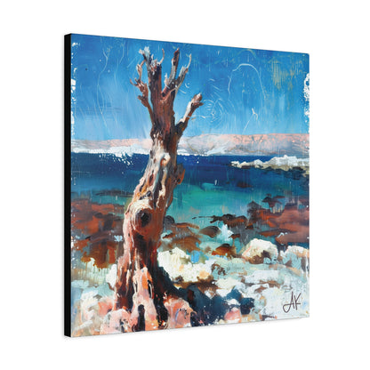 "Littoral Watch – Relic of the Gaelic Coast", Fine Art Matte Canvas, Stretched, 1.25"