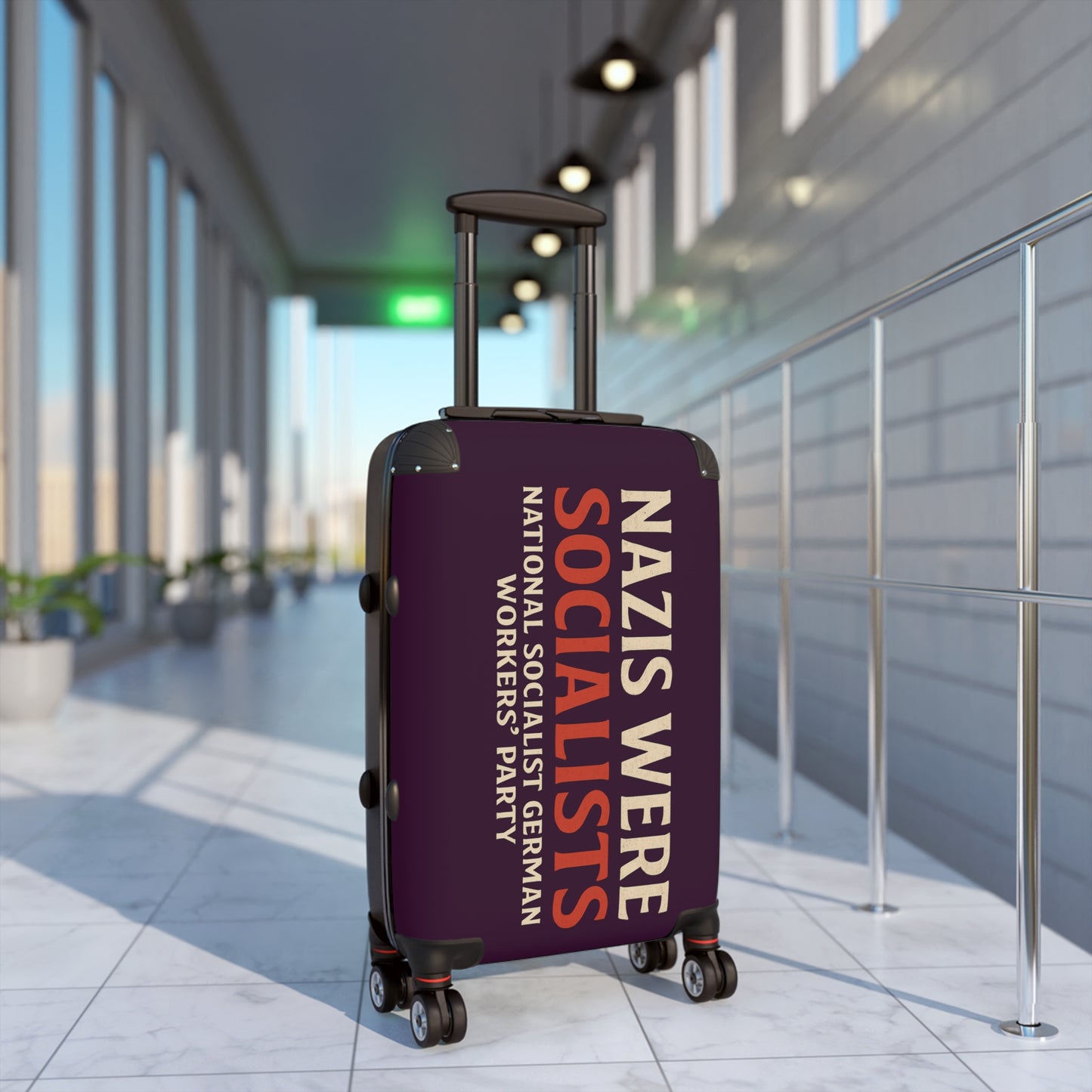 "Nazis were Socialists", Suitcase (Synallactida Purple)