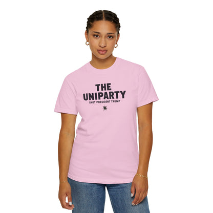 "The Uniparty Shot President Trump" #02, Unisex T-shirt