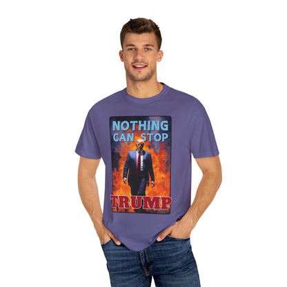 "Nothing Can Stop Trump", Unisex T-shirt (Dark Colors)