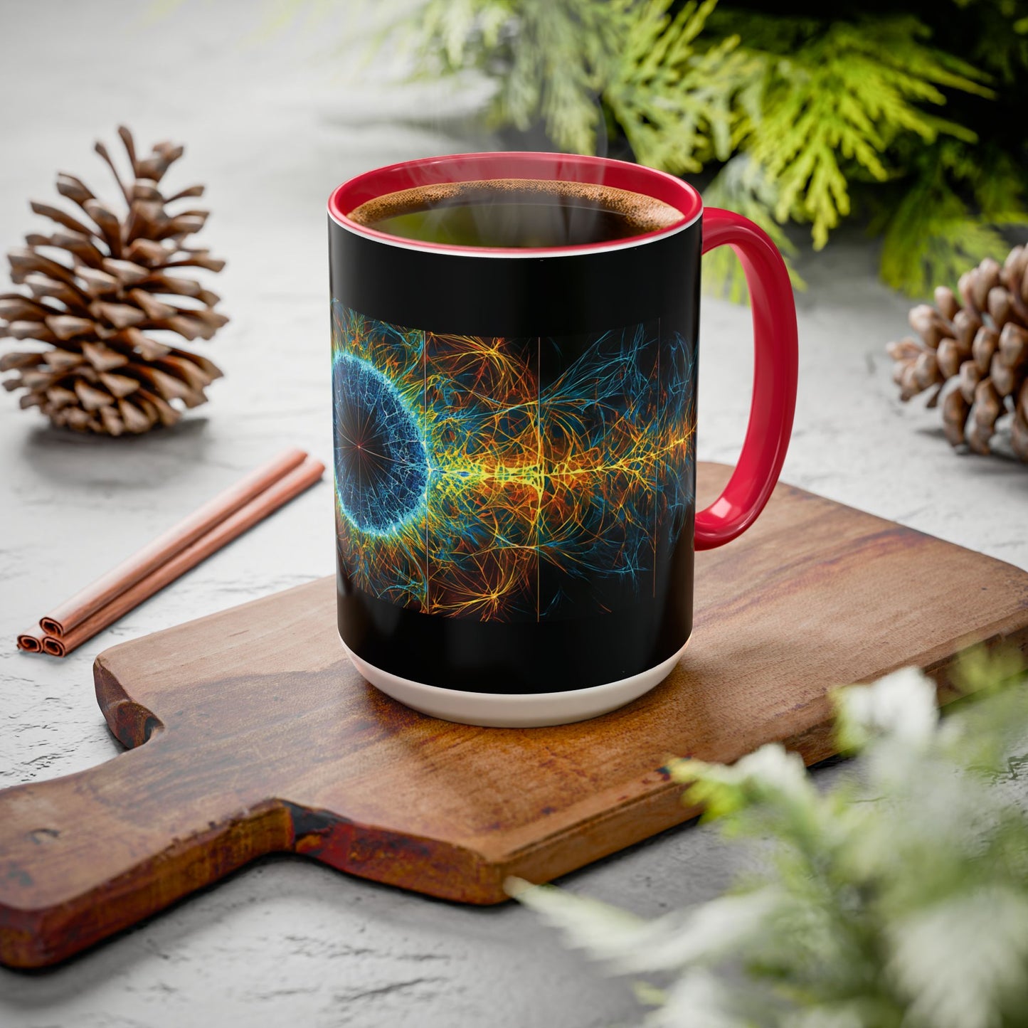 "Let There Be Light", Colorful Mugs (11oz, 15oz)