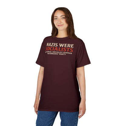 "Nazis were Socialists", Unisex T-shirt (Mama Africa)
