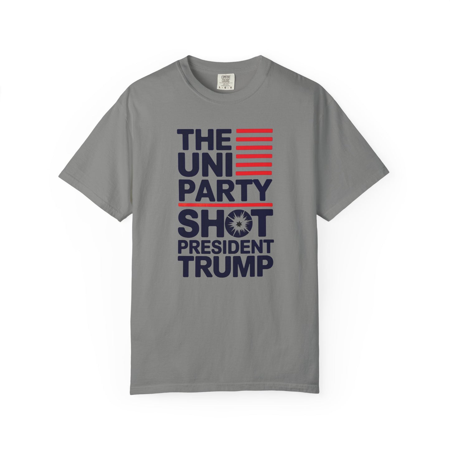 "The Uniparty Shot President Trump" #01, Unisex T-shirt
