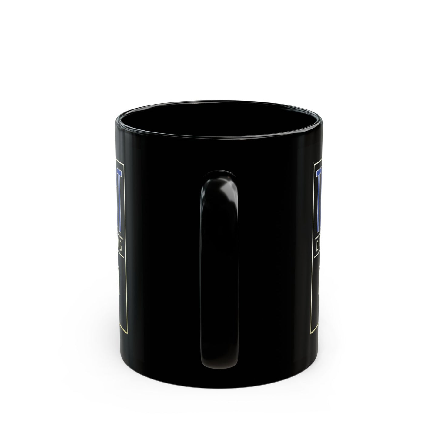 "Trust Divine Timing" #01, Black Mug (11oz & 15oz)