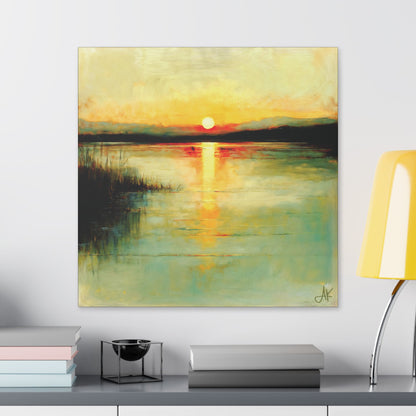 "Today Becomes Yesterday", Stretched Classic Canvas Fine Art Print