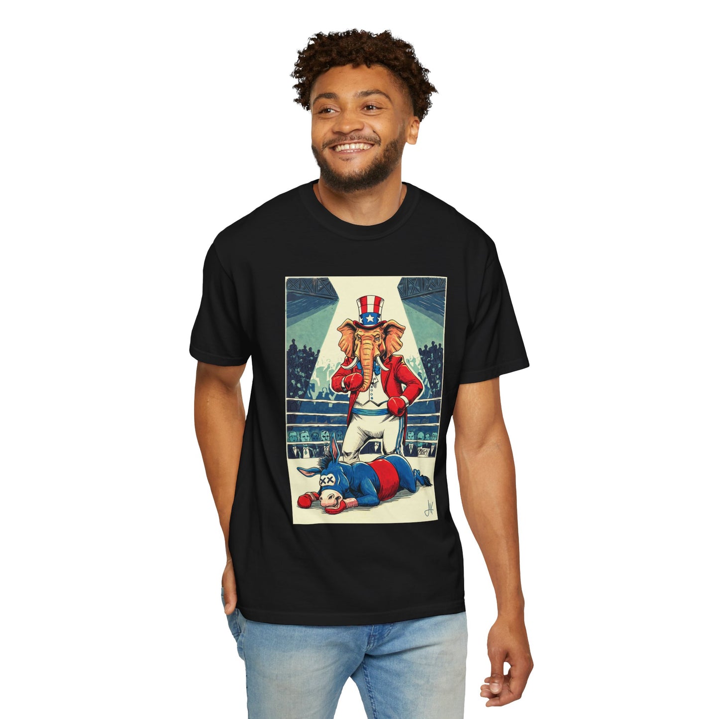 "Brutal Woke Knockout 2024", Unisex T-shirt (Dark Colors)