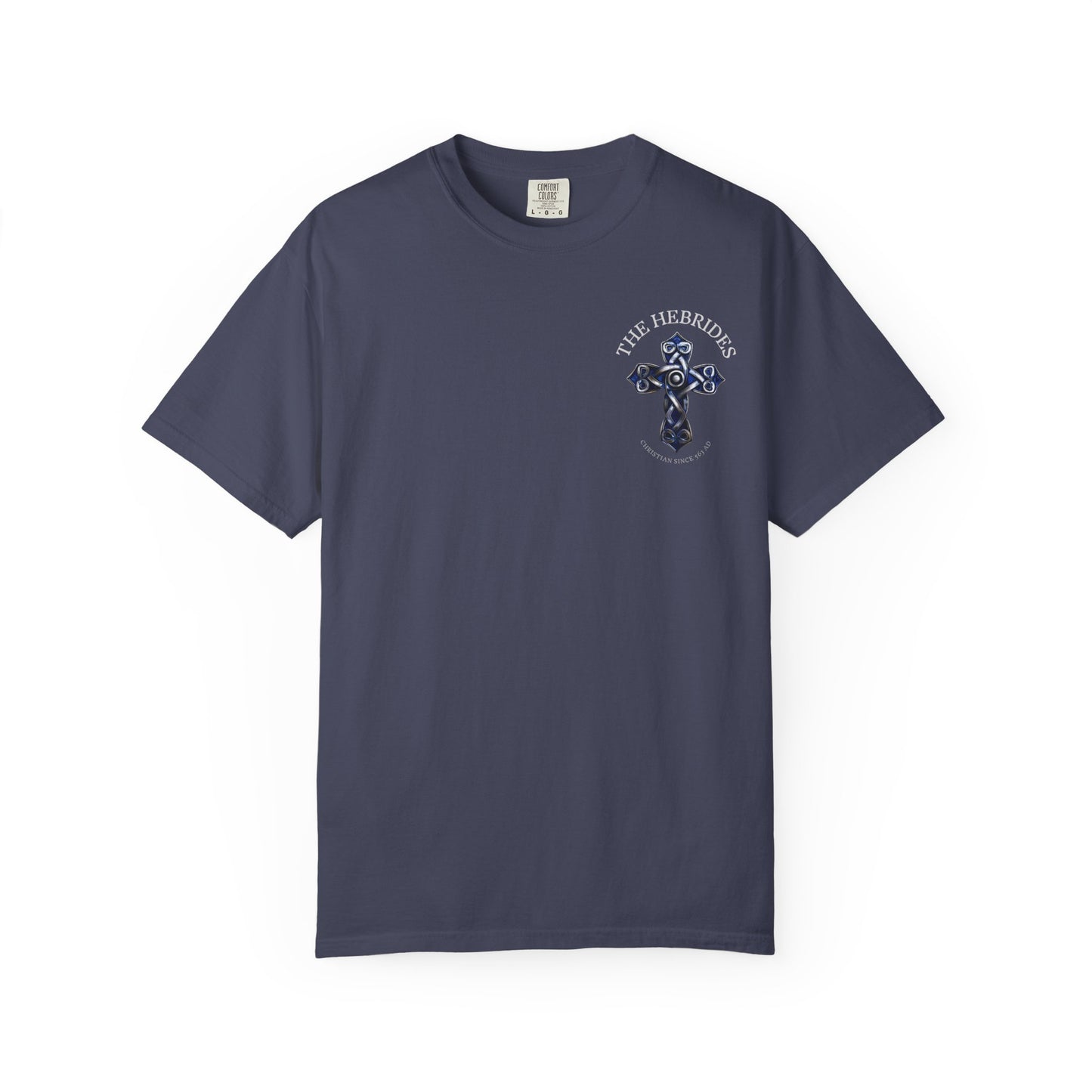 "The Hebrides - Christian since 563 AD", Unisex T-shirt