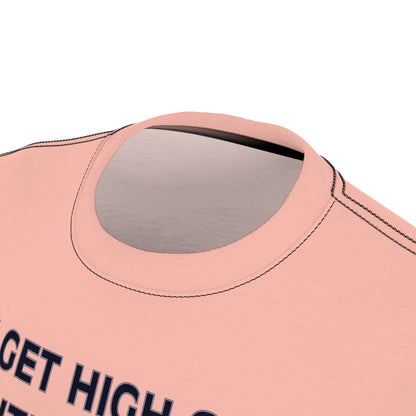 "Intelligent Conversation", Unisex T-shirt (Cherry Chip)