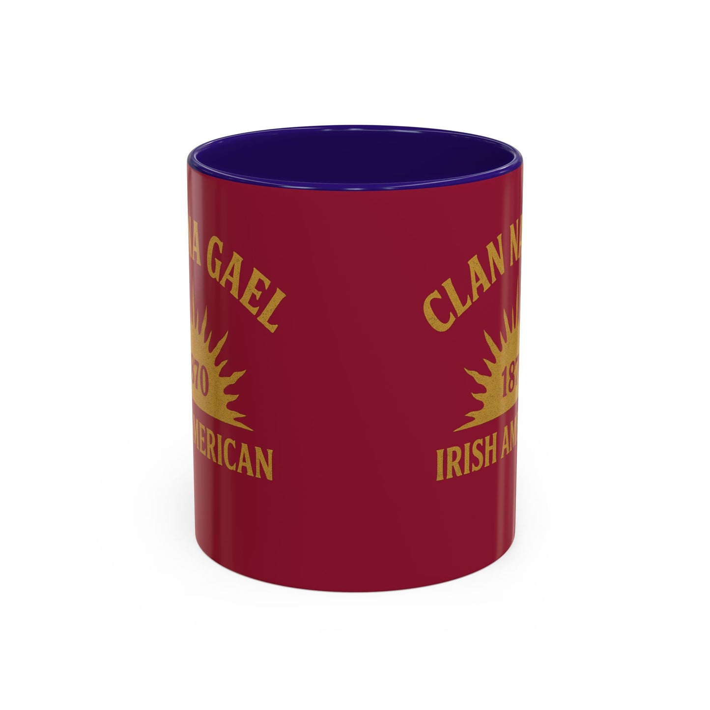 "Clan na Gael - Irish American", Colorful Mugs (11oz, 15oz) (Fénechas Red)