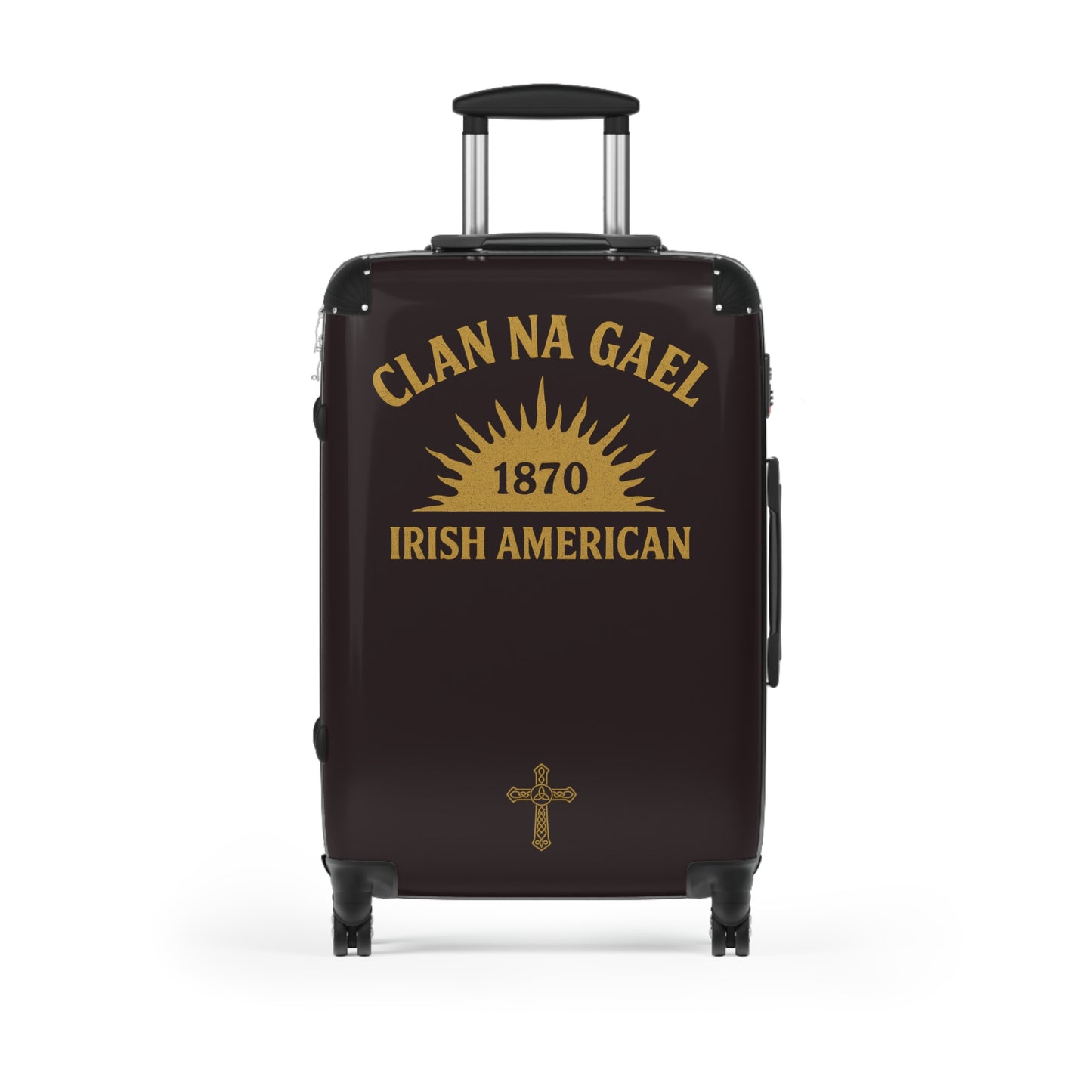 "Clan na Gael - Irish American", Suitcase (Seal Brown)