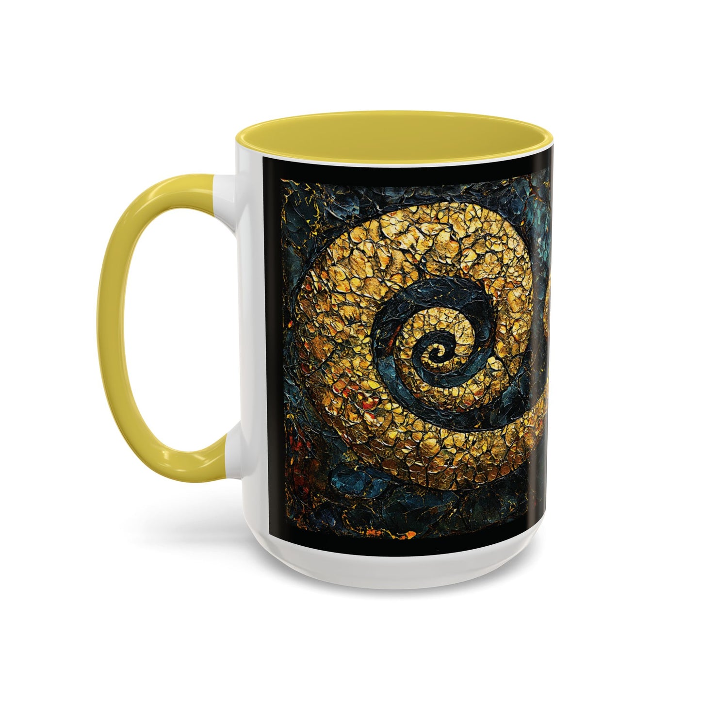 "From Stone to Savior's Light", Colorful Mugs (11oz, 15oz)