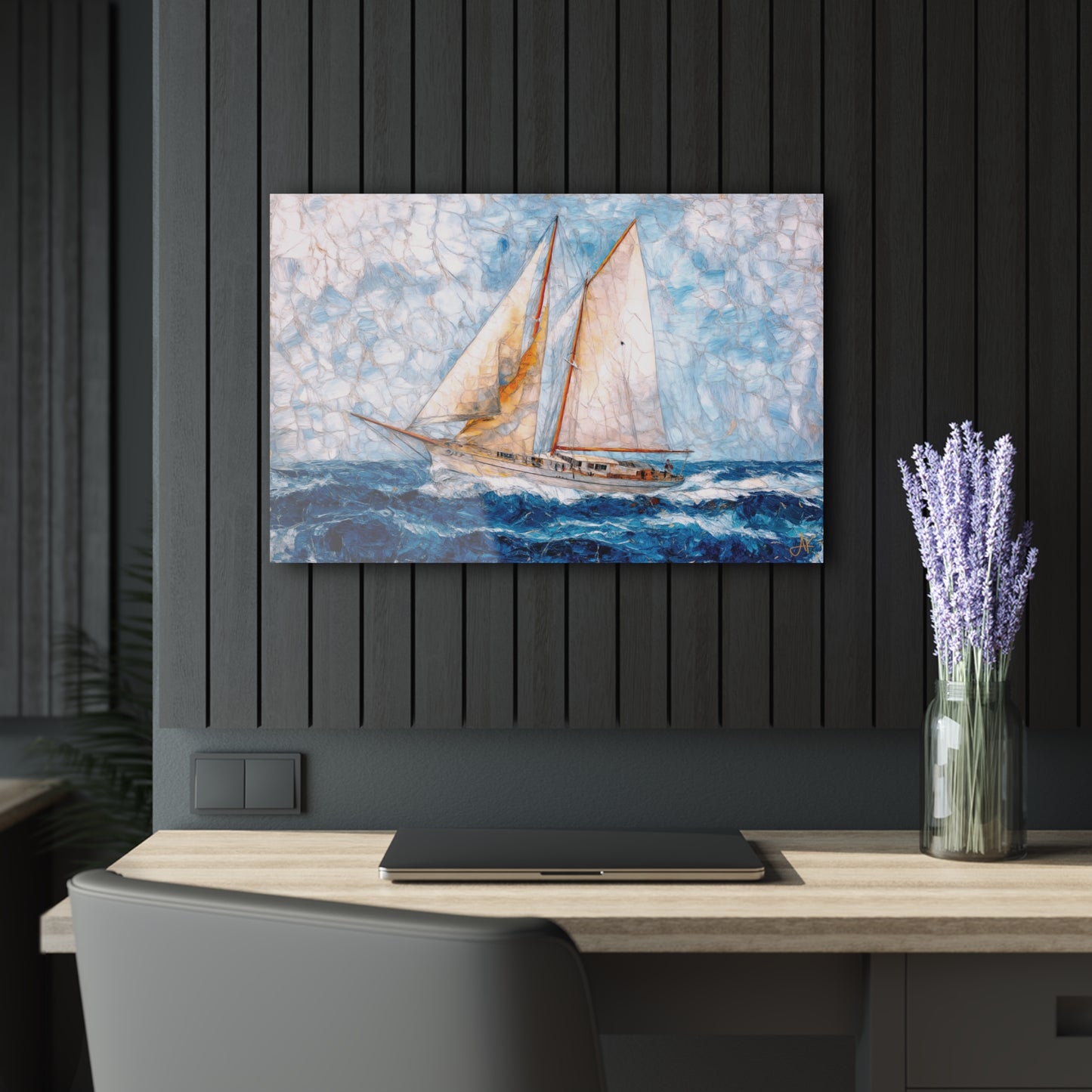 "Echoes of Ancestral Sea Lords", Fine Art Acrylic Wall Prints (French Cleat Hanging)