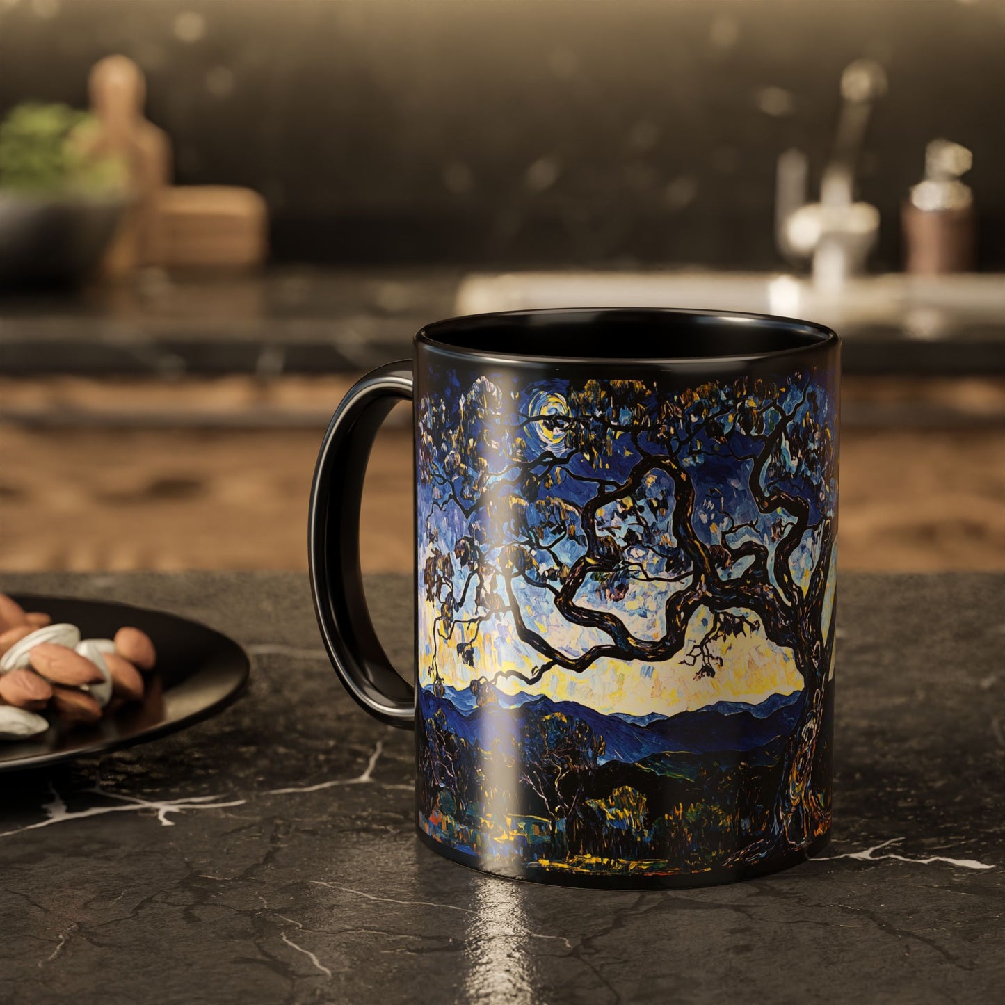 "Crann na Beannachd (Gaelic) - Tree of Blessing (English)", Colorful Mugs (11oz & 15oz)