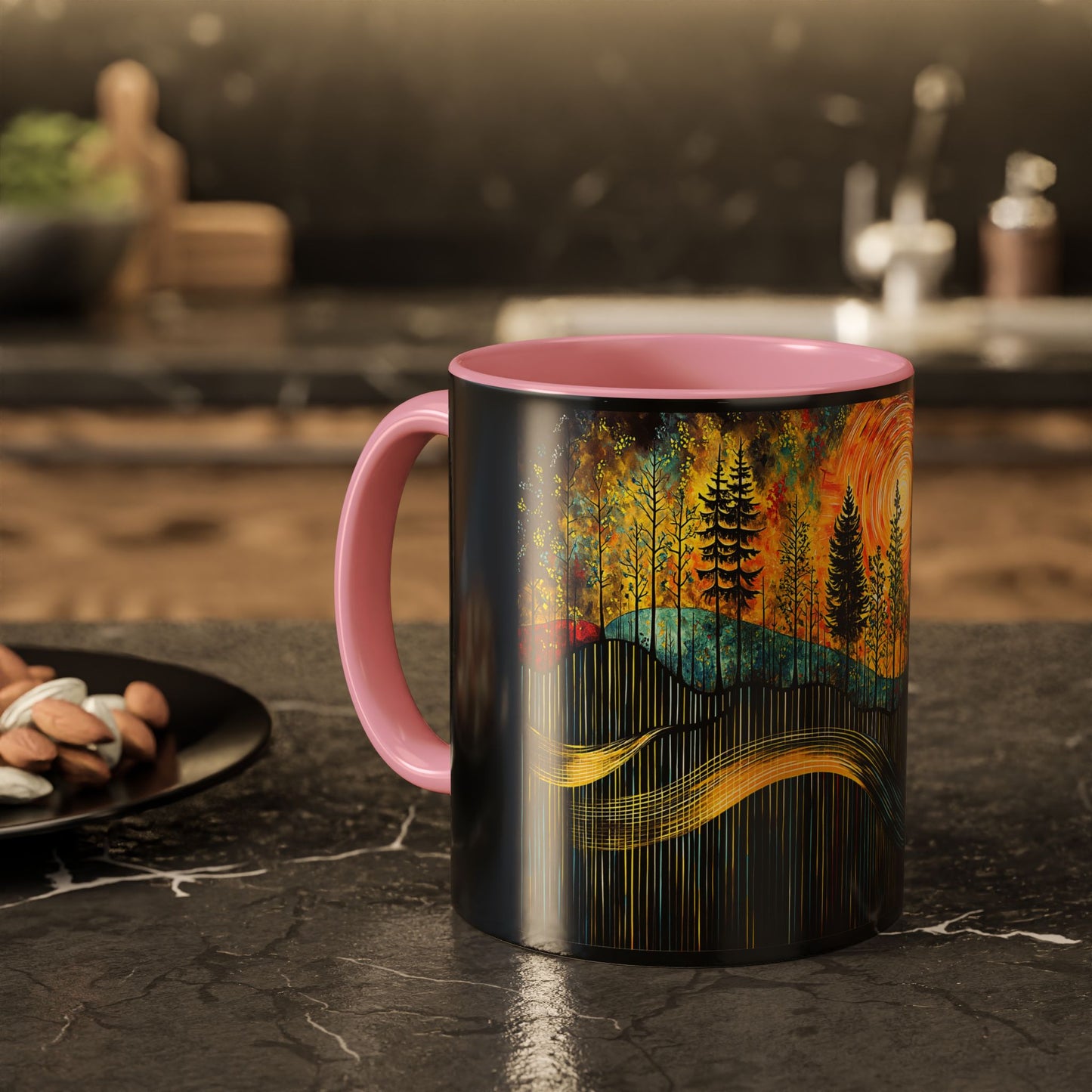 "Sacred Resonance", Colorful Mugs (11oz, 15oz)