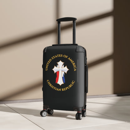 "USA Christian Republic" #12, Suitcase (Black)