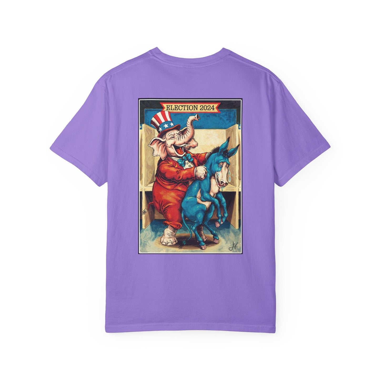 "MAGA Spanked the Donkeys 2024", Unisex T-shirt (Light Colors)