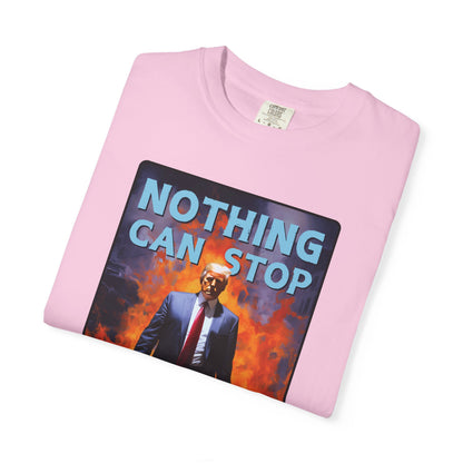 "Nothing Can Stop Trump", Unisex T-shirt (Light Colors)