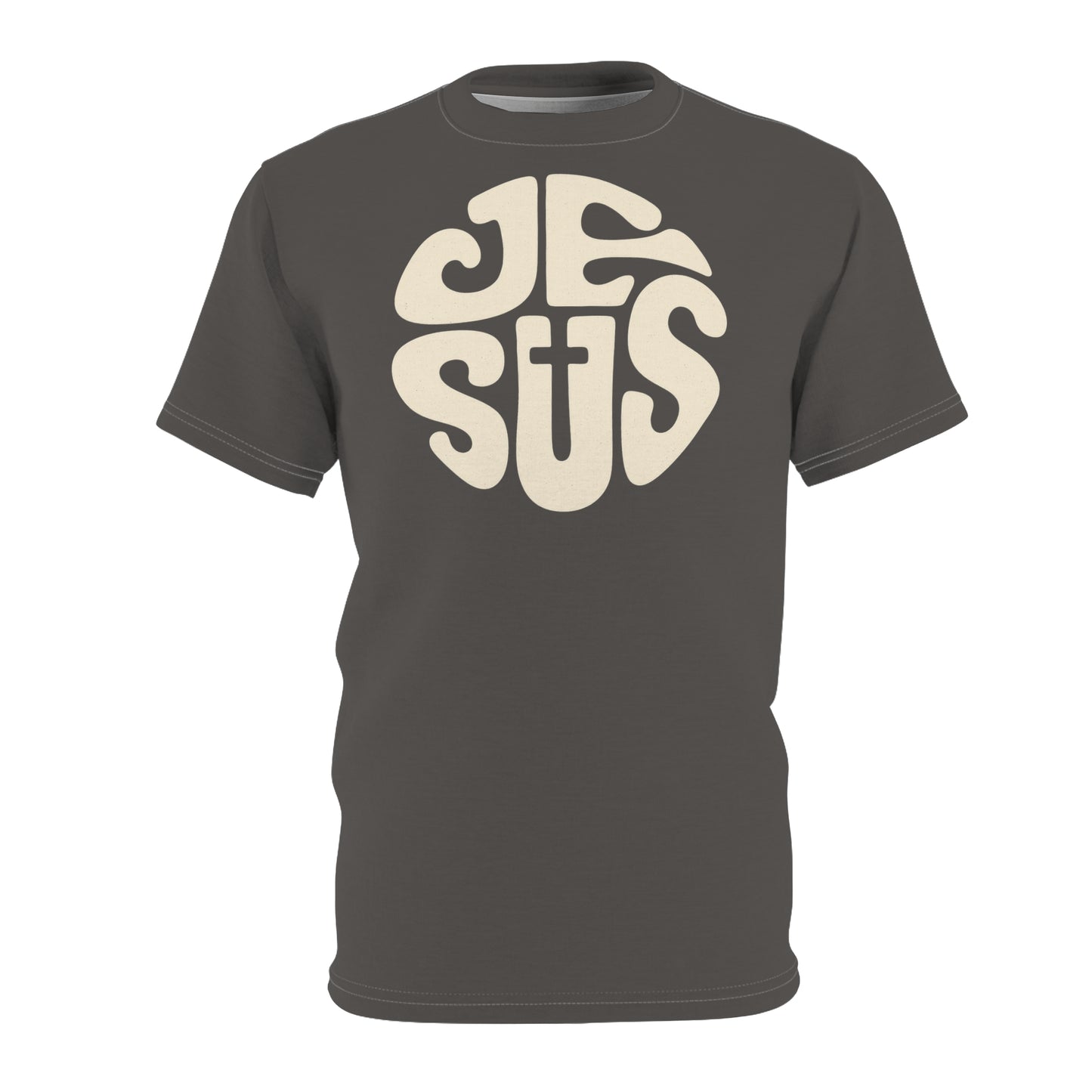 "Retro Jesus", Unisex T-shirt (German Grey)