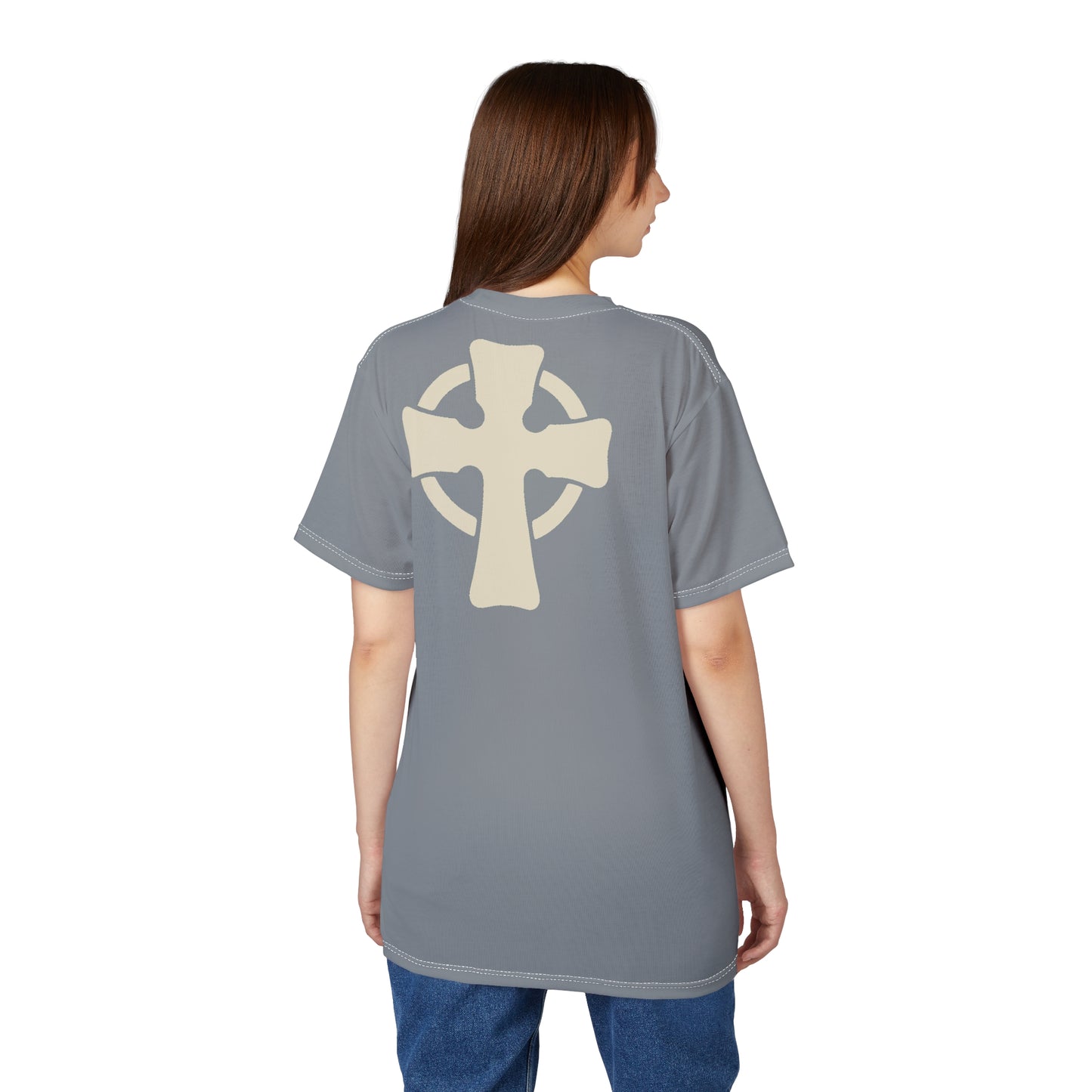 "Retro Jesus", Unisex T-shirt (USAF Wolverine)