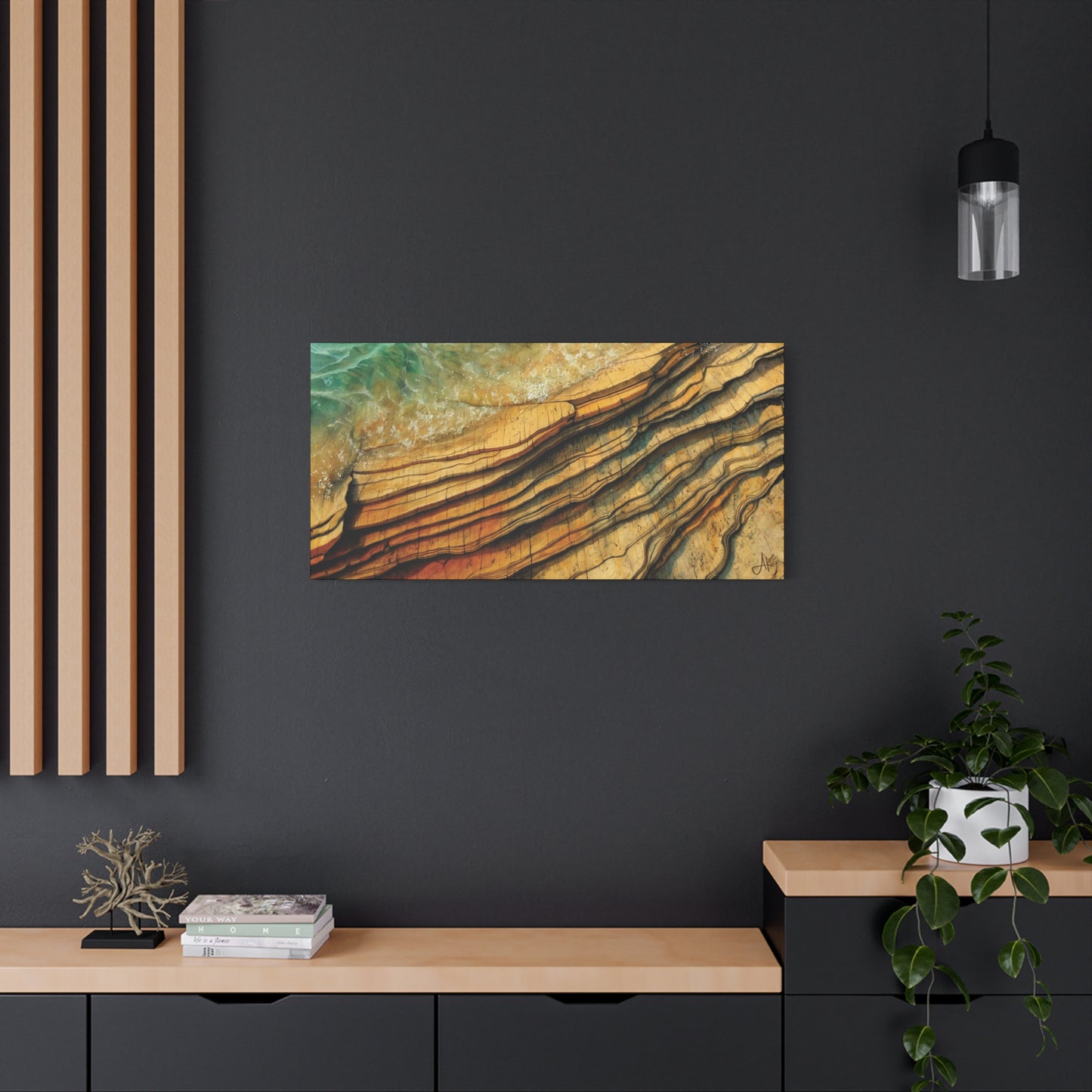 "Tales Spoken by Land & Sea", Fine Art Matte Canvas, Stretched, 1.25"