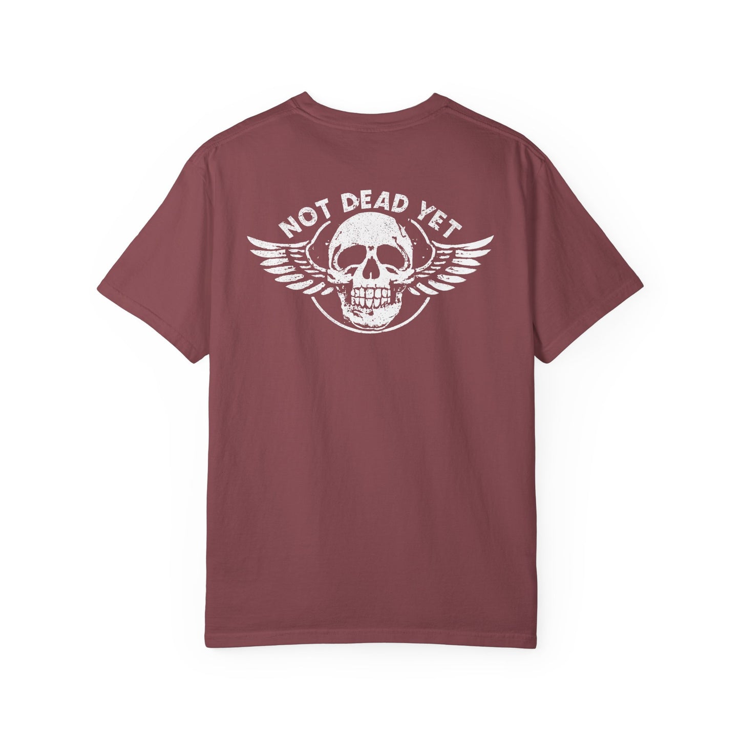 "Not Dead Yet - Winged Skull", Unisex T-shirt