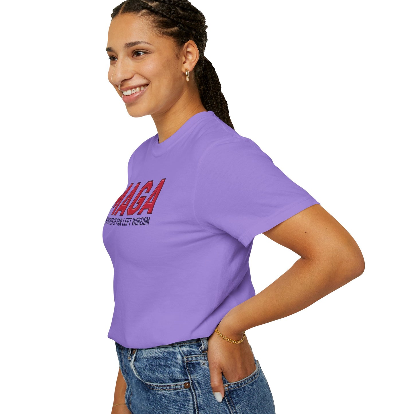 "MAGA - Destroyer of Far Left Wokeism", Unisex T-shirt