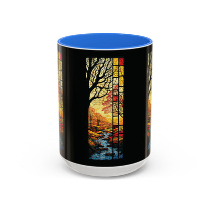 "Realization at 5", Colorful Mugs (11oz, 15oz)
