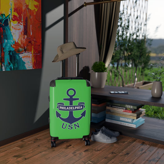 "USN Anchor", Suitcase (Skirret Green)