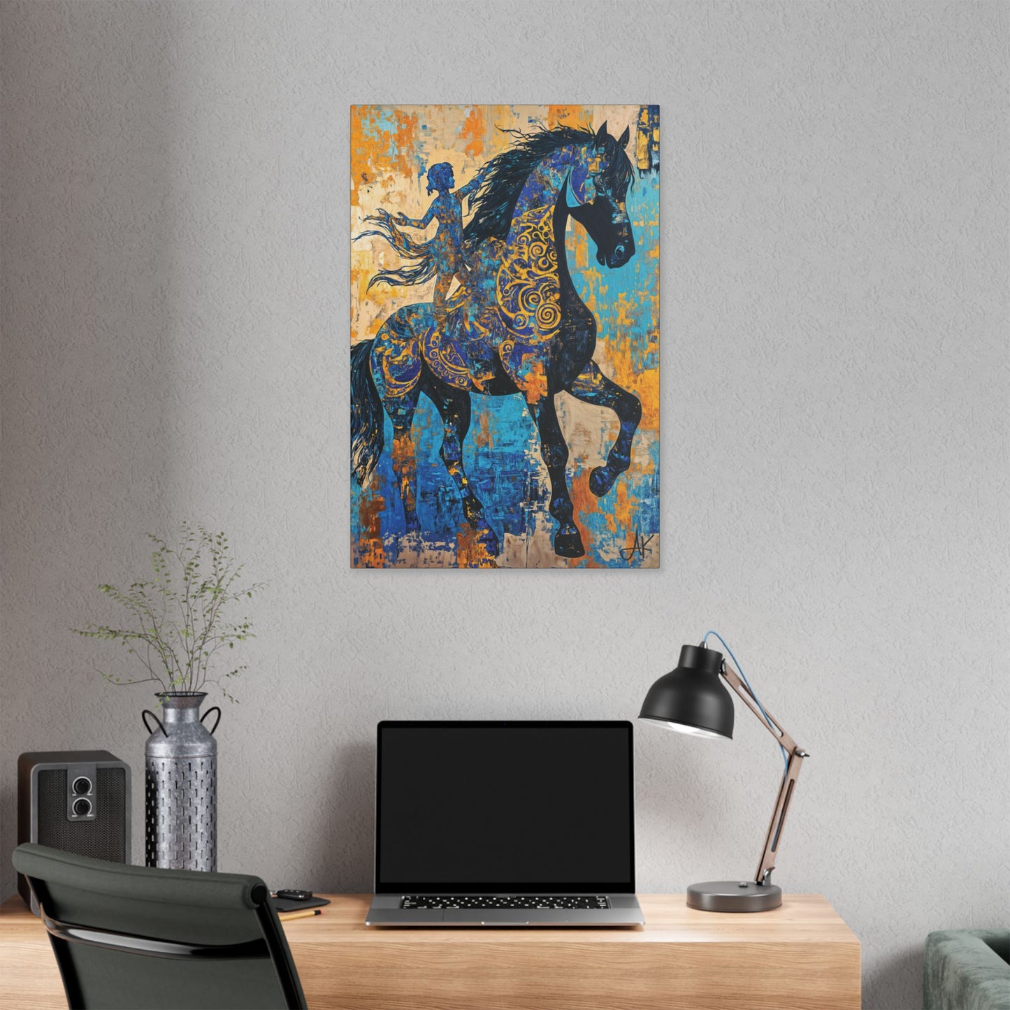 "Unbridled Freedom", Stretched Classic Canvas Fine Art Print