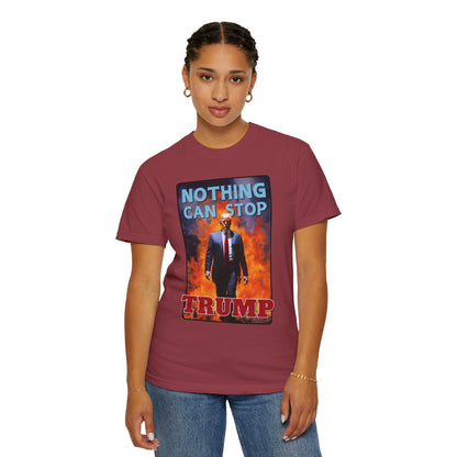 "Nothing Can Stop Trump", Unisex T-shirt (Light Colors)