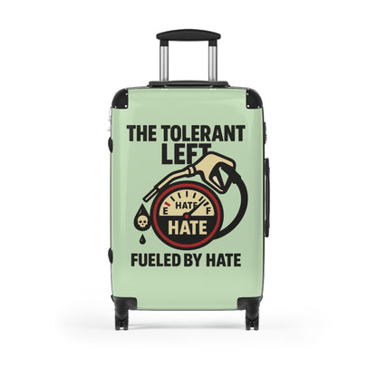 "The Tolerant Left", Suitcase (Soft Lime Green)